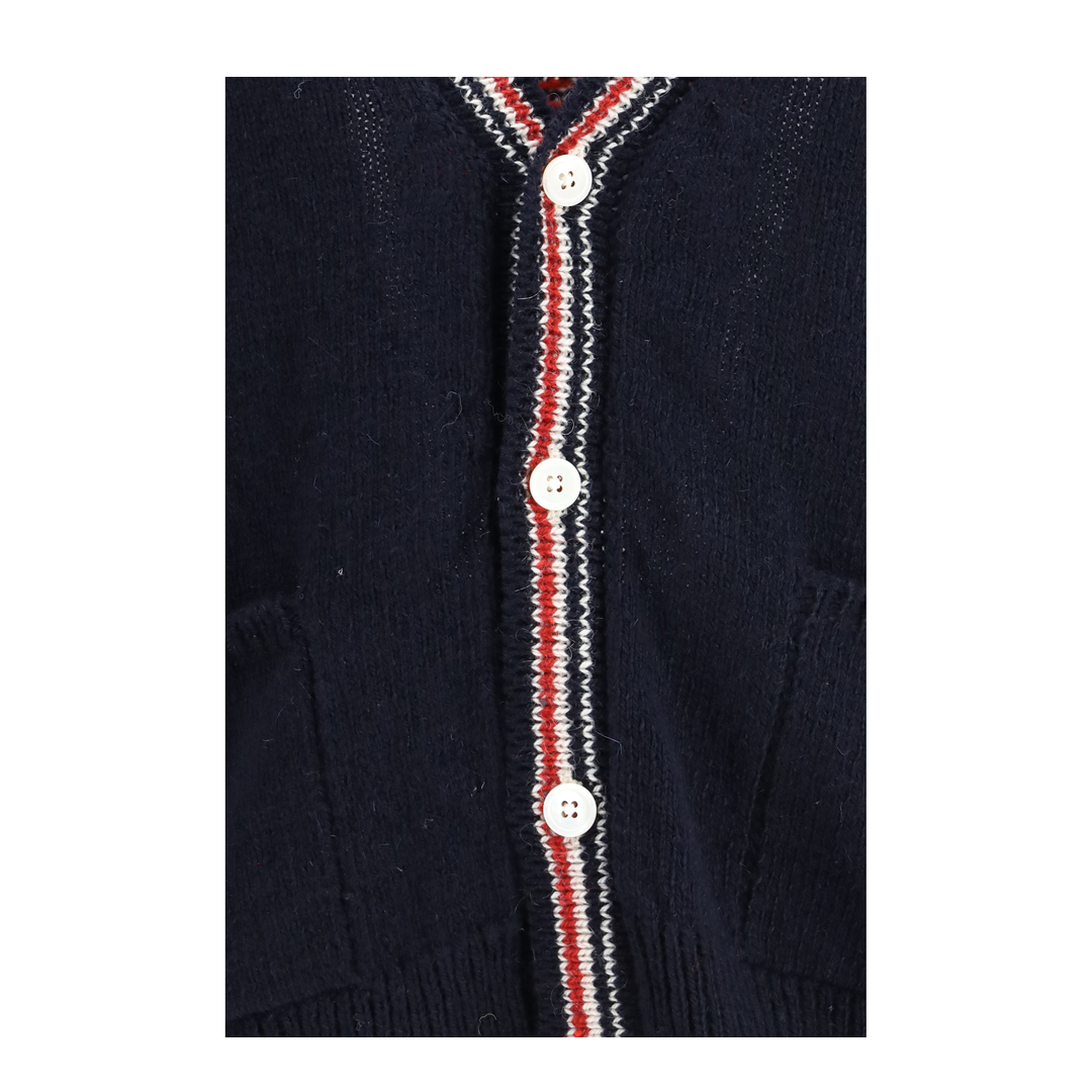 MAYFEYR - Thom Browne - Hector Donegal Yarn Cardigan - MKC647AY1506415