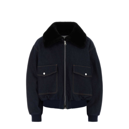 MAYFEYR - Givenchy - Shearling Collar Denim Blouson - BW00WJ518W401