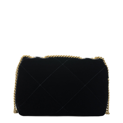 Diamond Quilt Velvet Small Bag