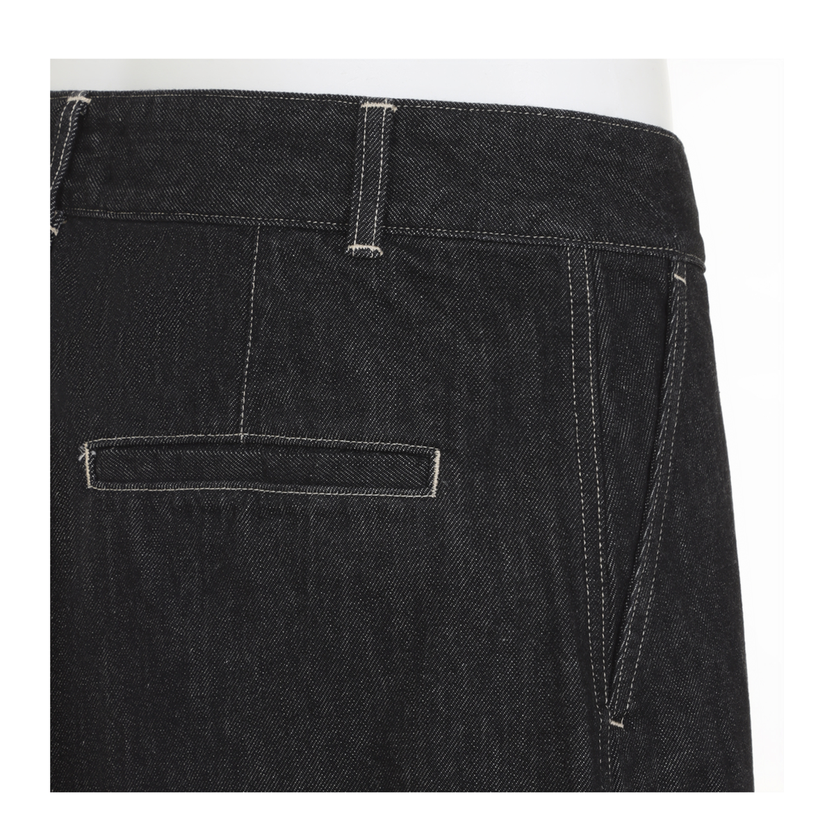 MAYFEYR - Studio Nicholson - Minard Curved Leg Jeans - MINARDSNM1646BLACK