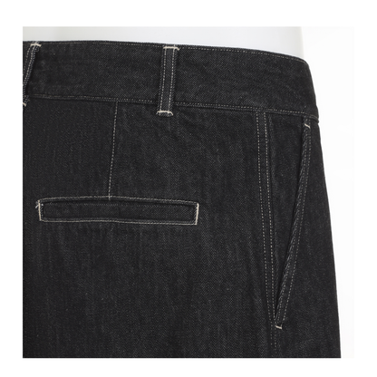 MAYFEYR - Studio Nicholson - Minard Curved Leg Jeans - MINARDSNM1646BLACK