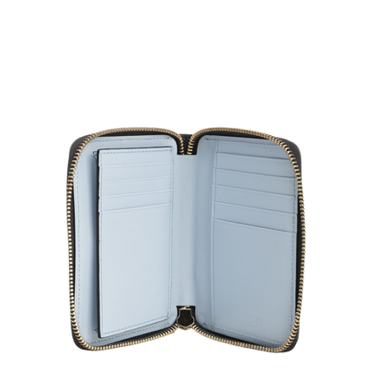 Zip Around Wallet L Calf Leather