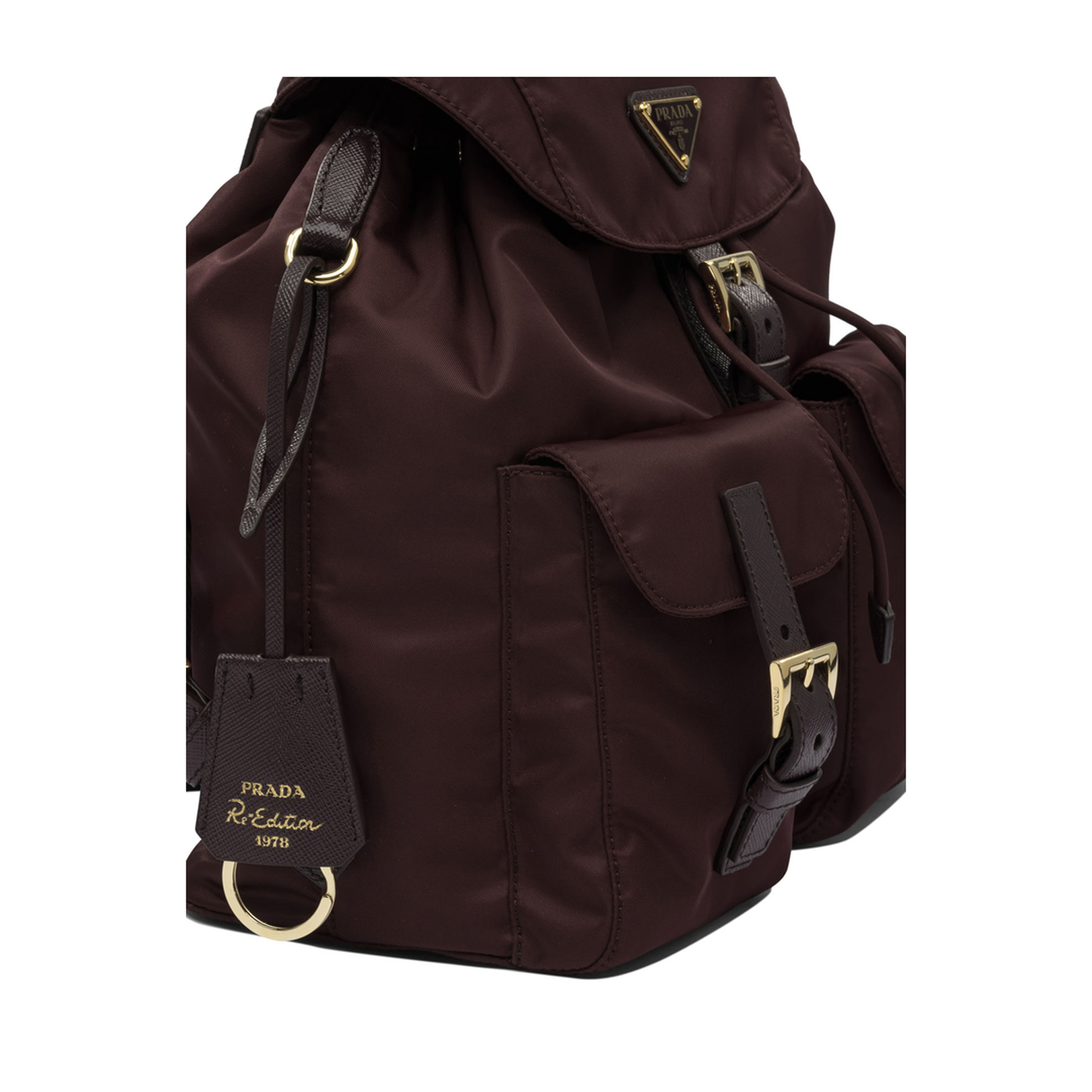 Small Triangle Logo Re-Nylon Backpack