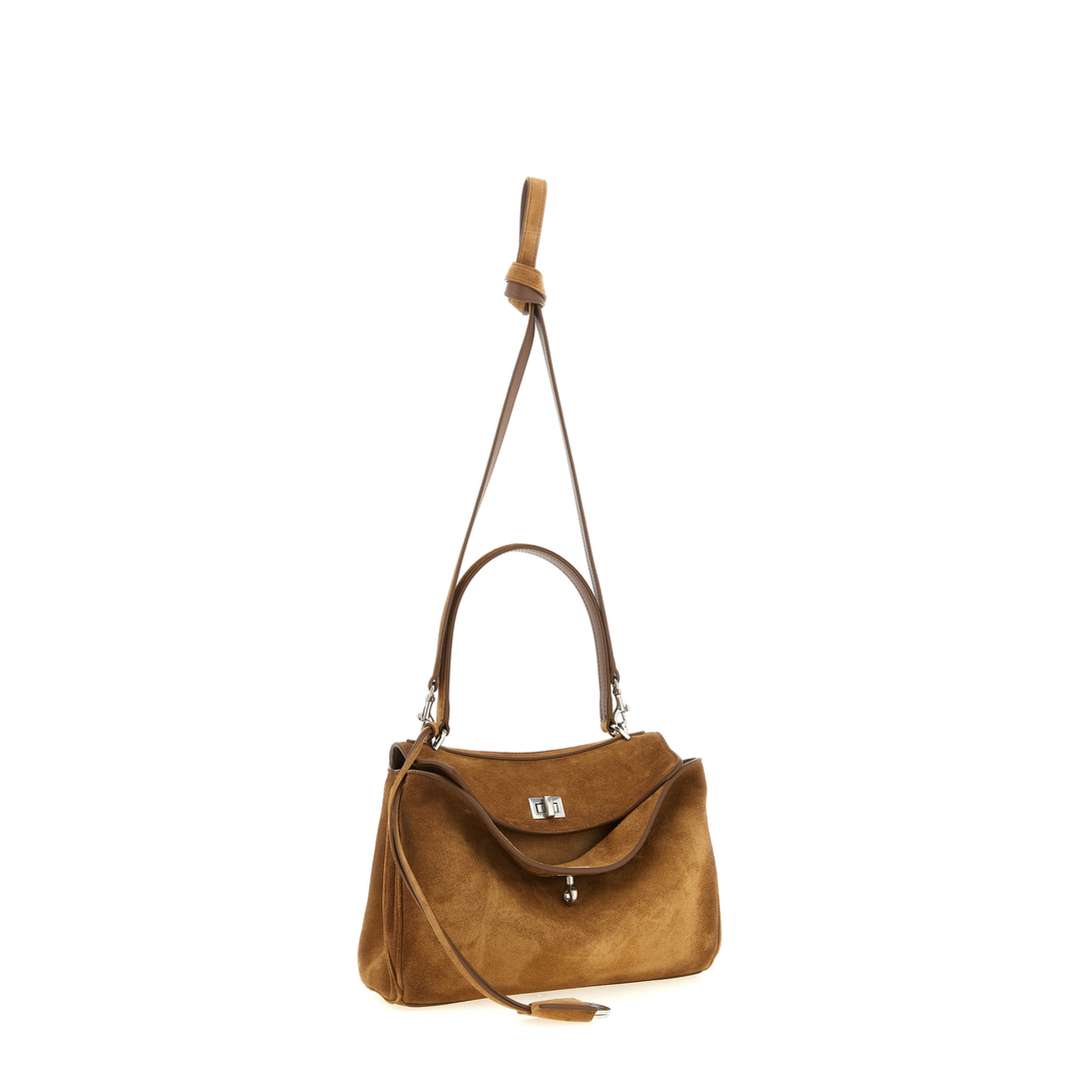 MAYFEYR - Balenciaga - Small Rodeo Handbag In Suede - 7897792AB4G2533