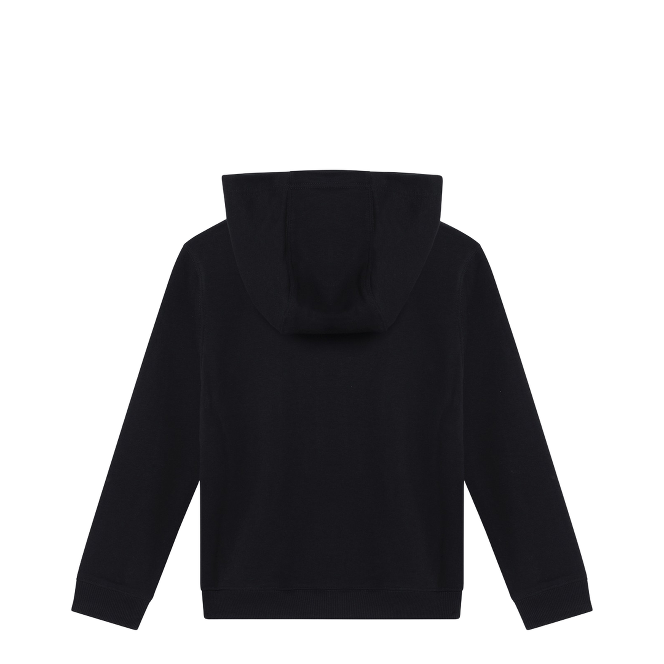 Black Zip Hoodie with Logo