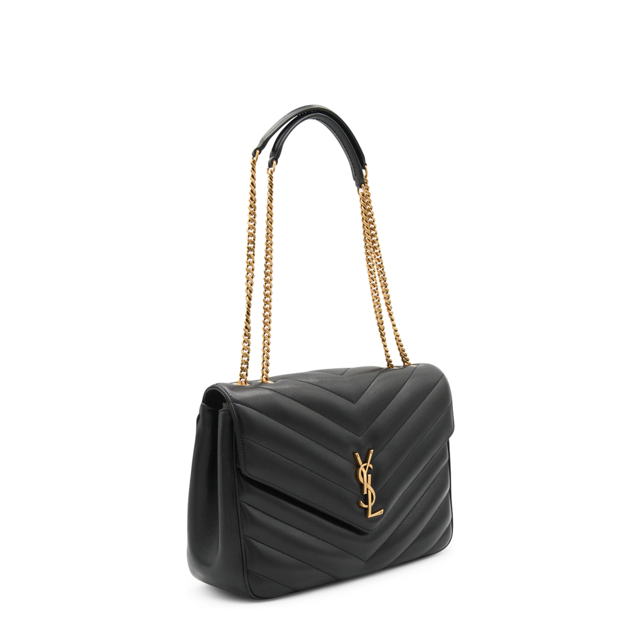 LOULOU Large in Matelassé Lambskin