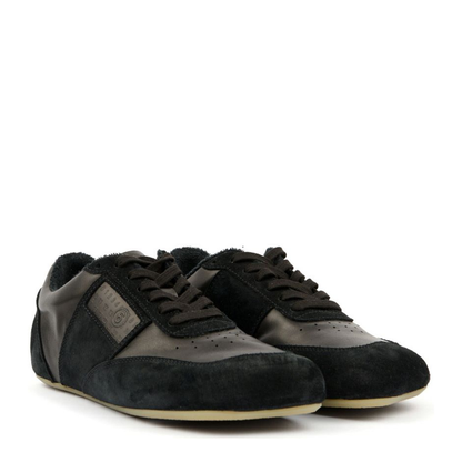 Calf Leather Slim Sneakers