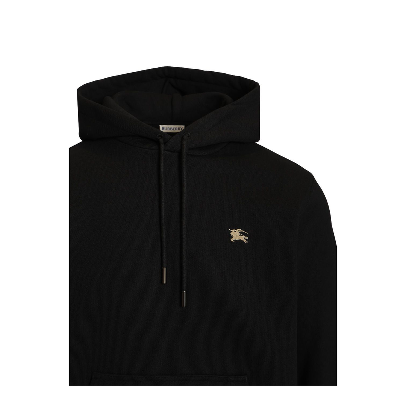 Logo Embroidered Drawstring Hoodie