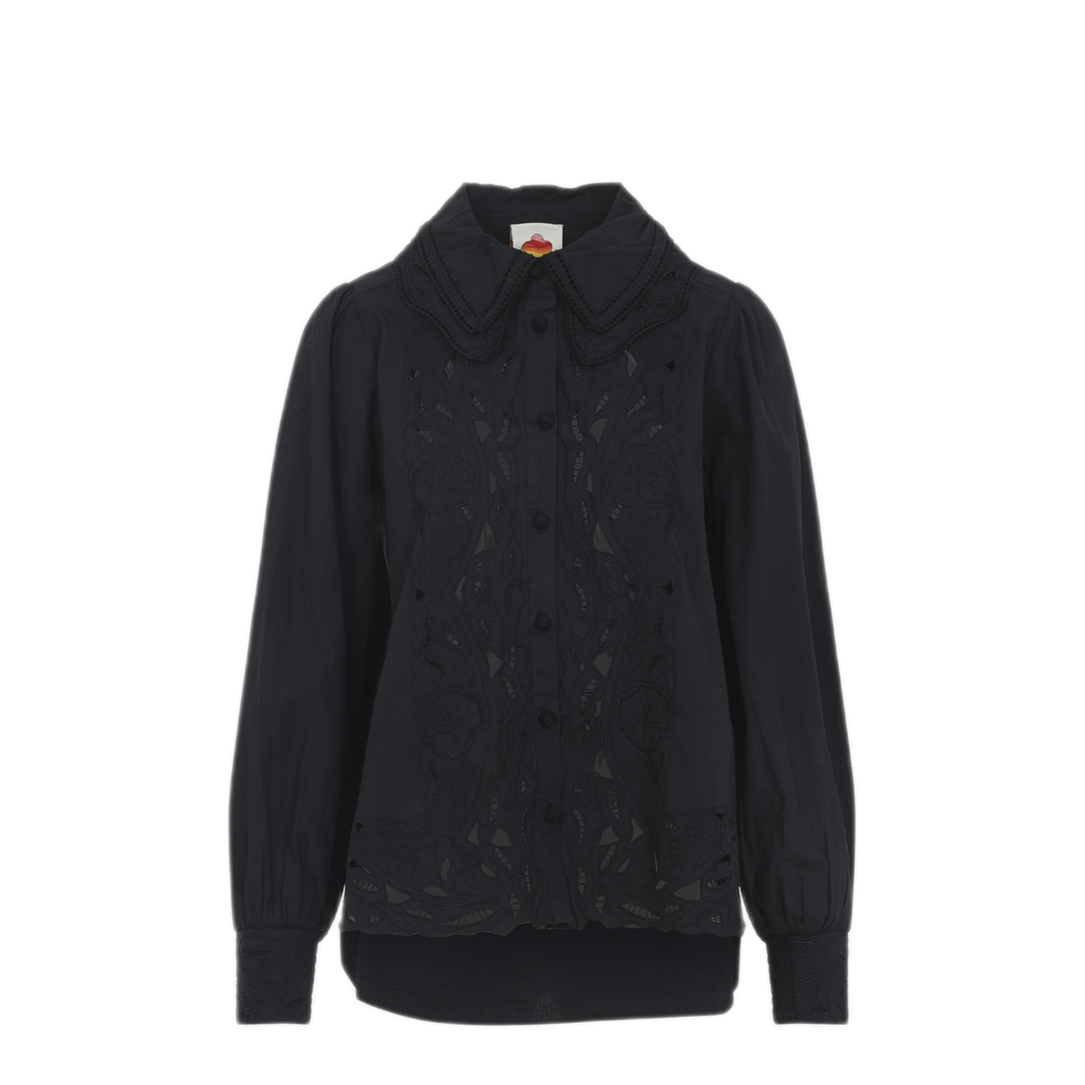 MAYFEYR - Farm Rio - Embroidered Long Sleeve Cotton Shirt - 351923L0002