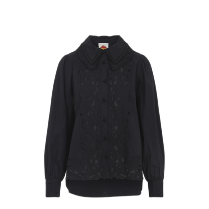 MAYFEYR - Farm Rio - Embroidered Long Sleeve Cotton Shirt - 351923L0002