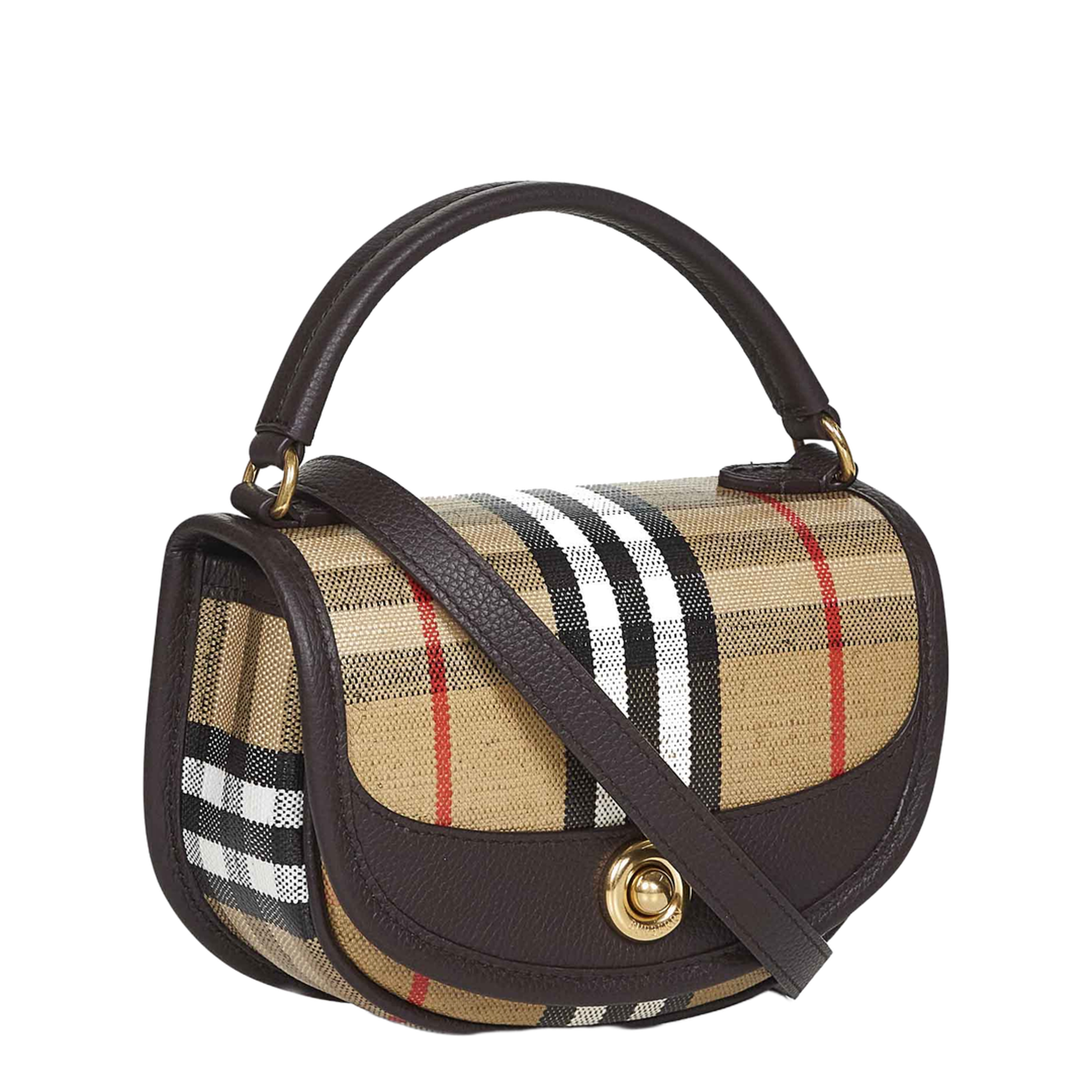 Highlands Mini Leather Crossbody Bags - Brown