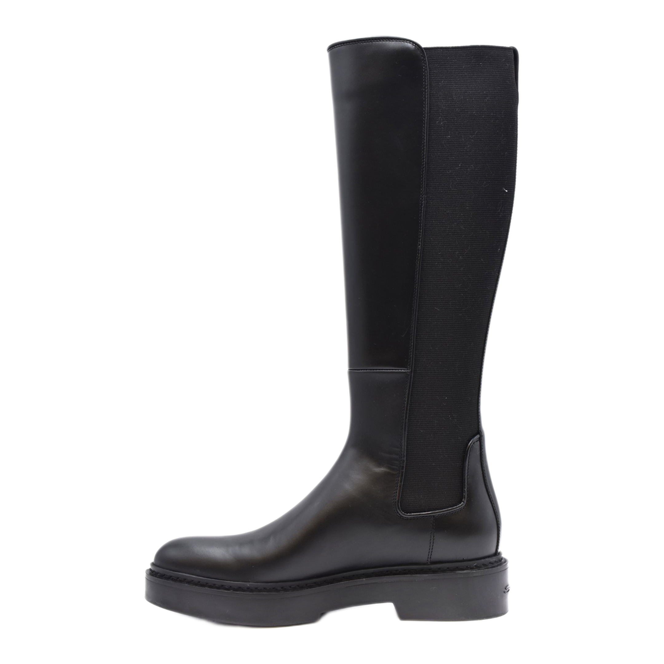 MAYFEYR - Santoni - Black Leather Boots - WSHW59512SMONUORN01