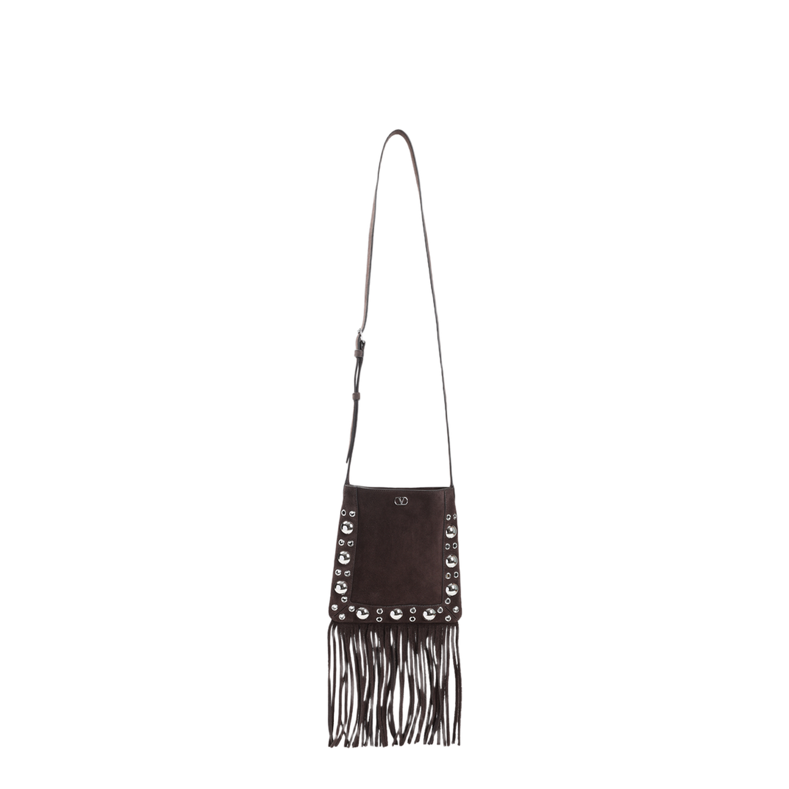 Nellcôte VLogo Signature Fringed Shoulder Bag