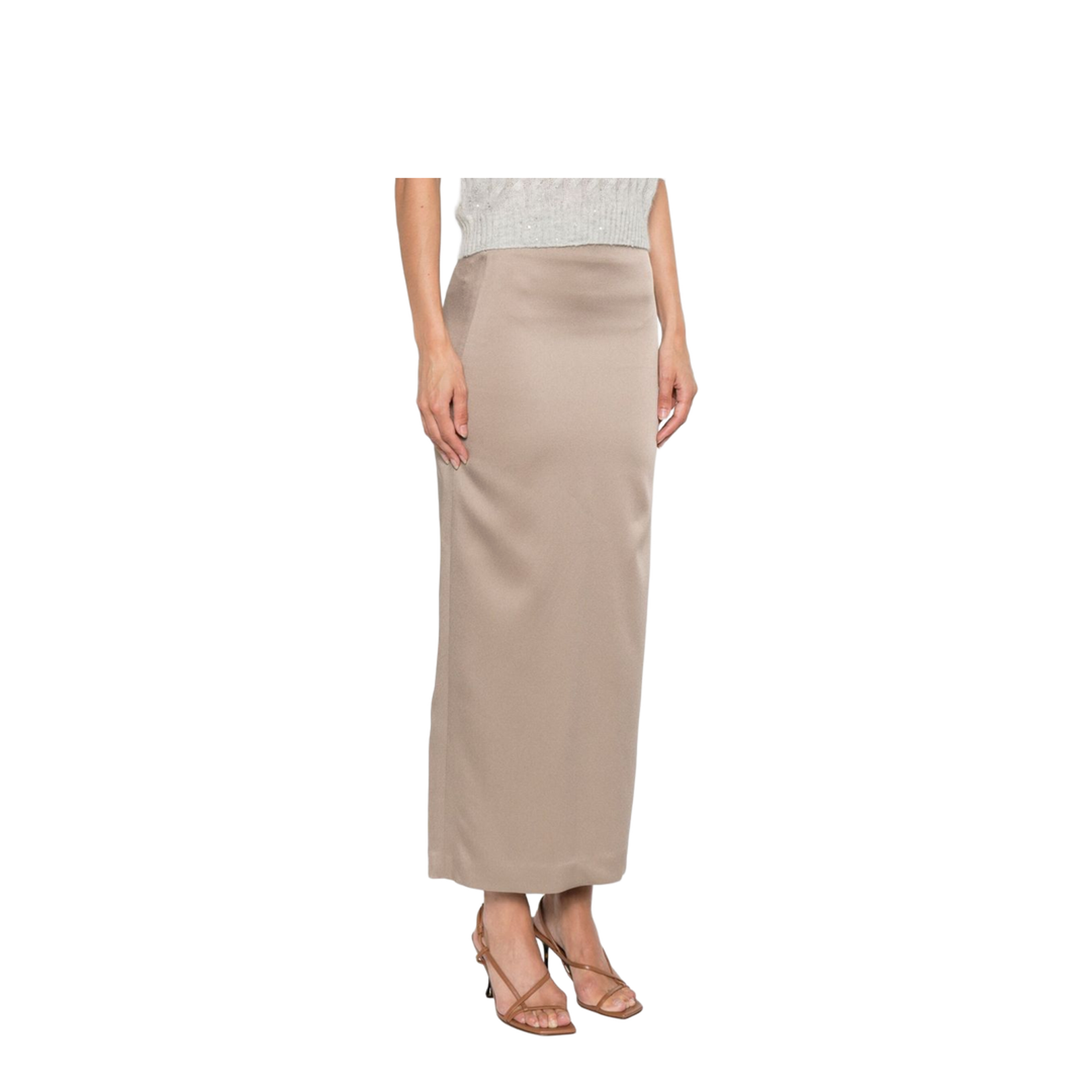 Dove Grey Long Skirt
