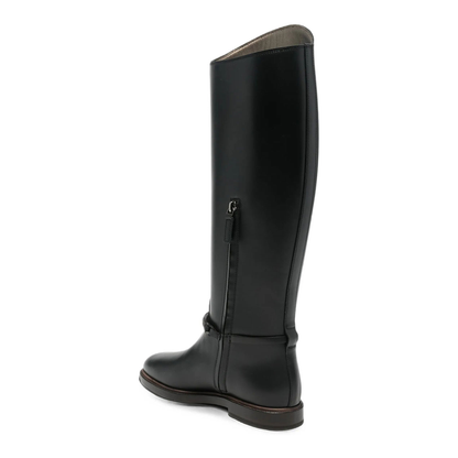 MAYFEYR - Brunello Cucinelli - Leather Boots With Monili - MZMGC3316C101