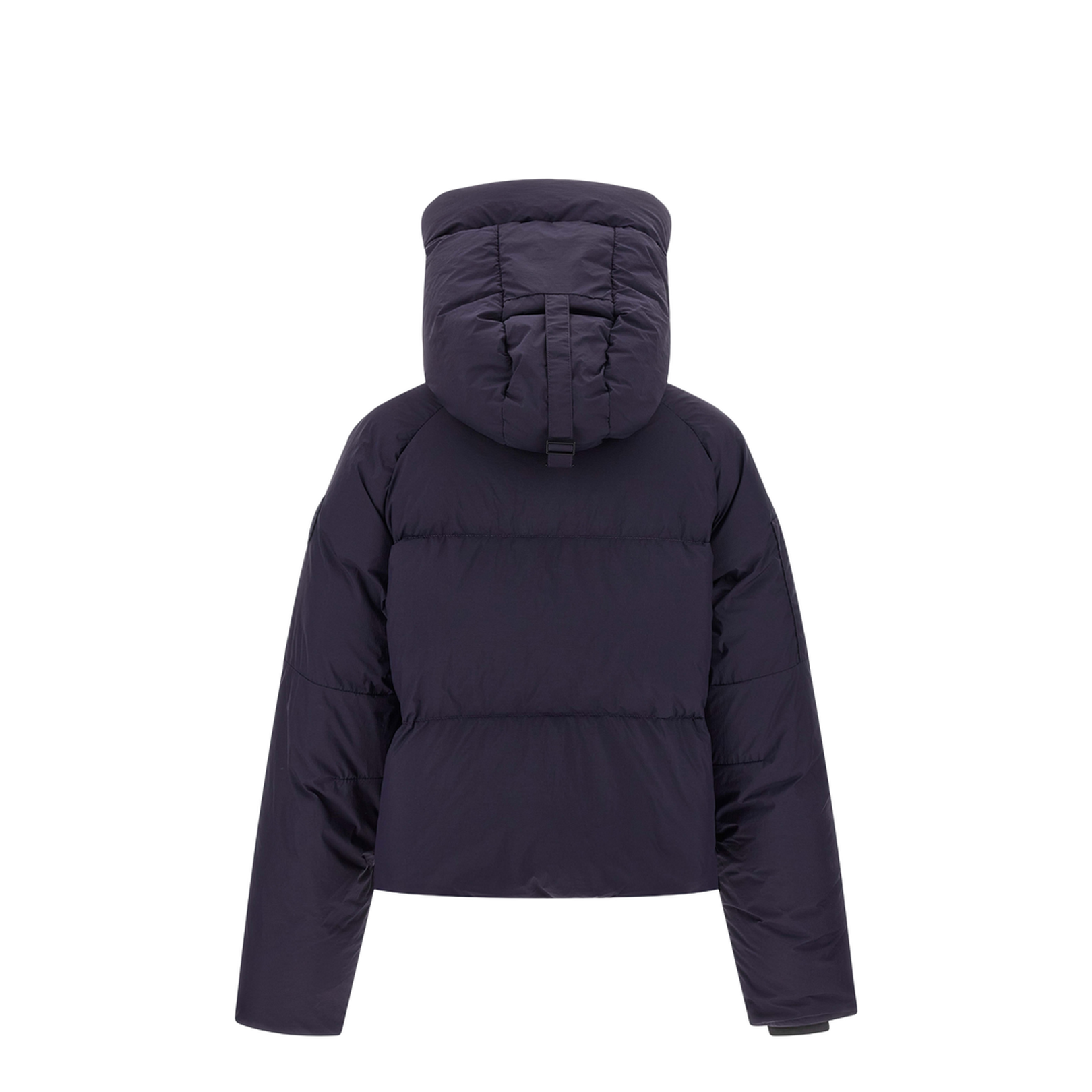 Cropped Down Jacket with Hood