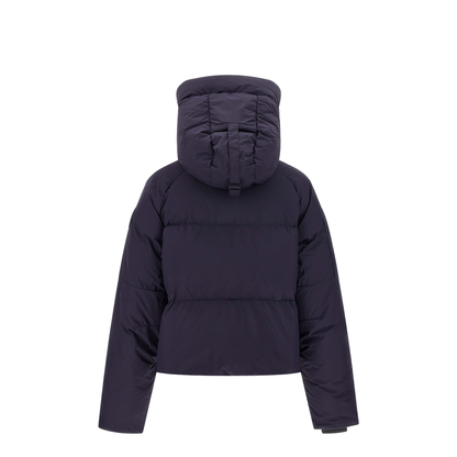 Cropped Down Jacket with Hood