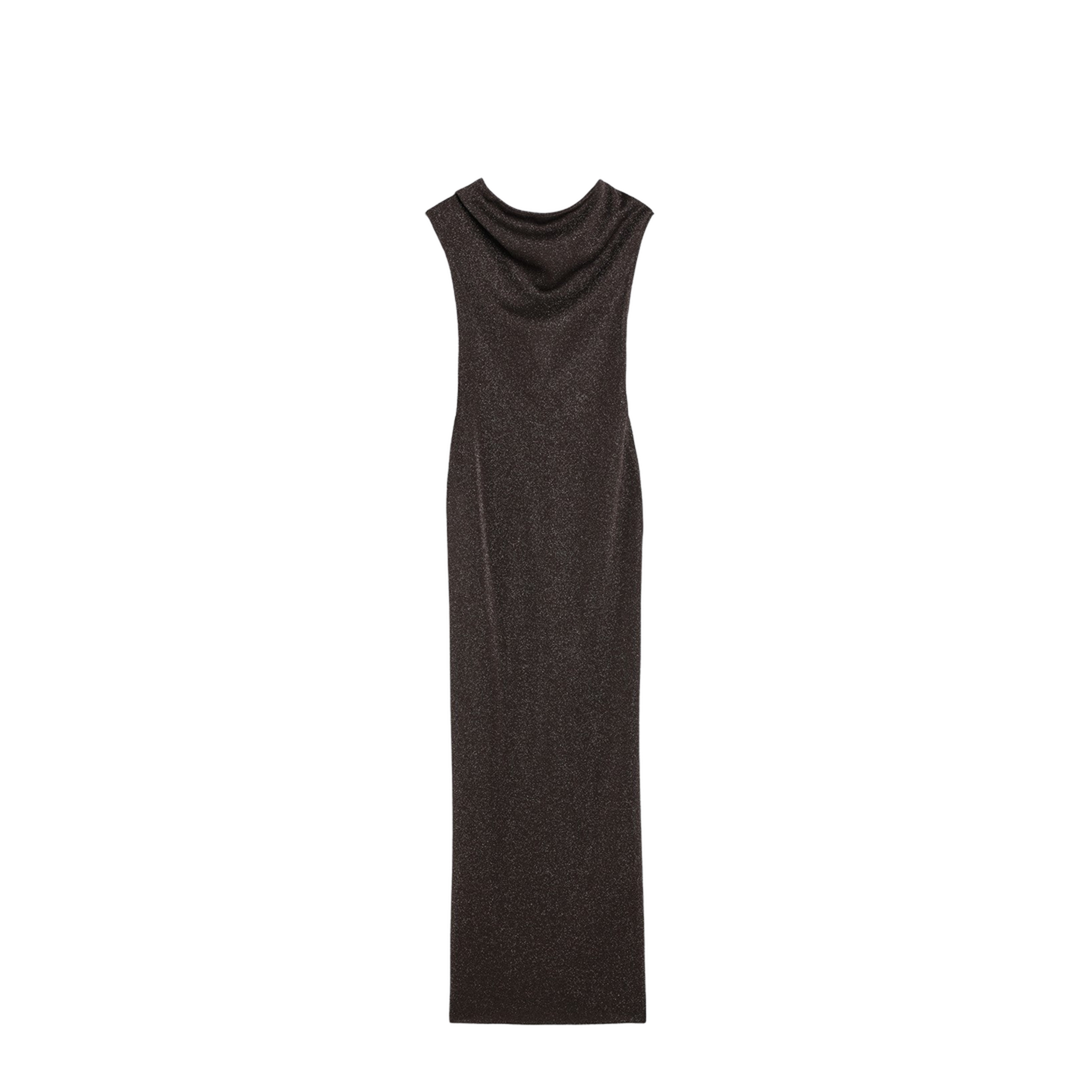 brown lurex dress Brown Lurex Knit Maxi Dress self-portrait-US