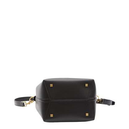 LE 37 Shiny Leather Shoulder Bag - Black