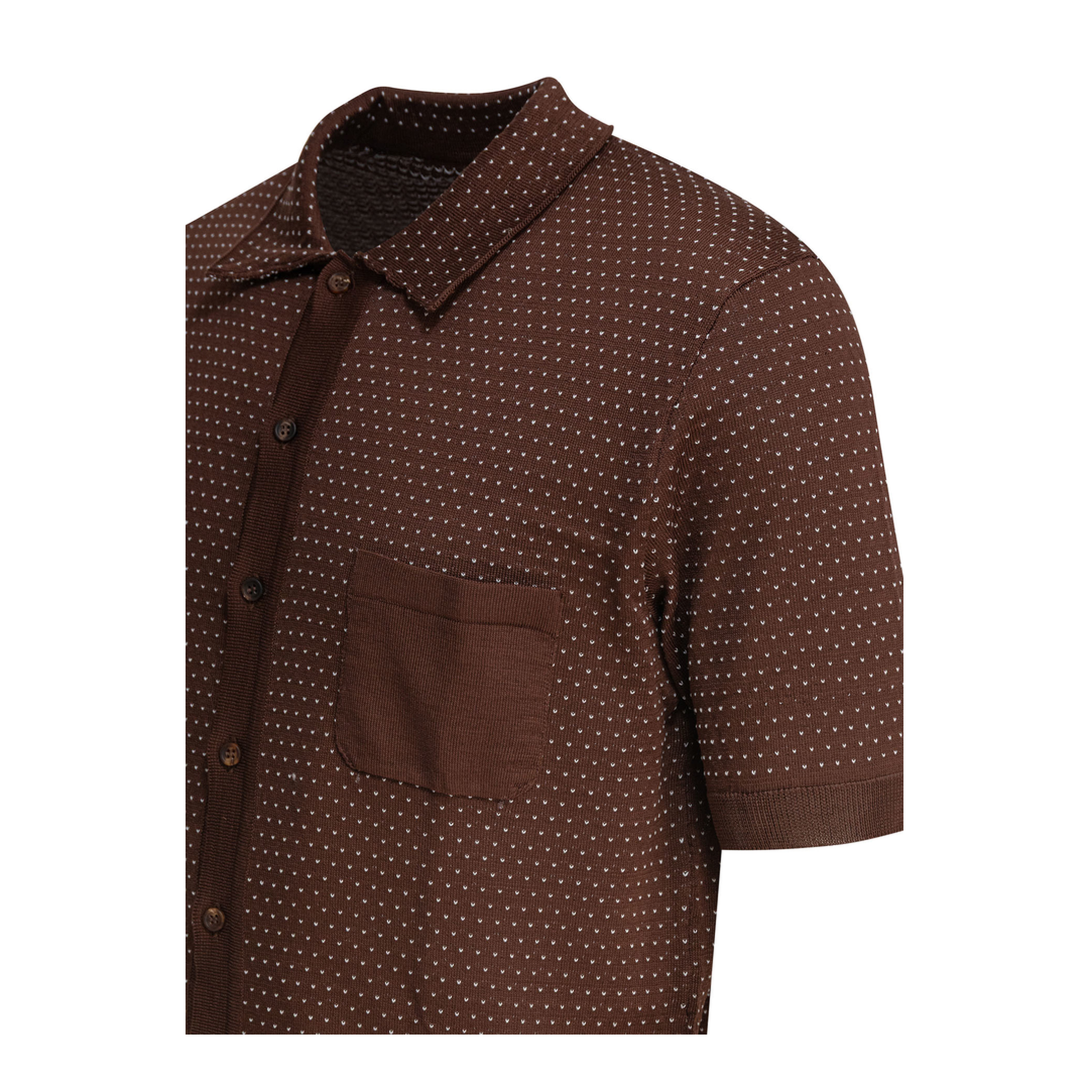 MAYFEYR - Rakkì - Juneau Polo Shirt With Buttons - JUNEAUTKTABACCOPANNA