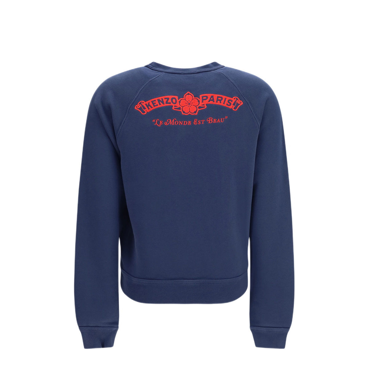 MAYFEYR - Kenzo - Paris Emblem Embroidered Cotton Sweatshirt - FG62SW2654MJ79