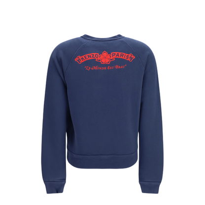 MAYFEYR - Kenzo - Paris Emblem Embroidered Cotton Sweatshirt - FG62SW2654MJ79