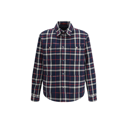 MAYFEYR - Gucci - Padded Tartan Cotton Jacquard Shirt - 853013ZAUAC