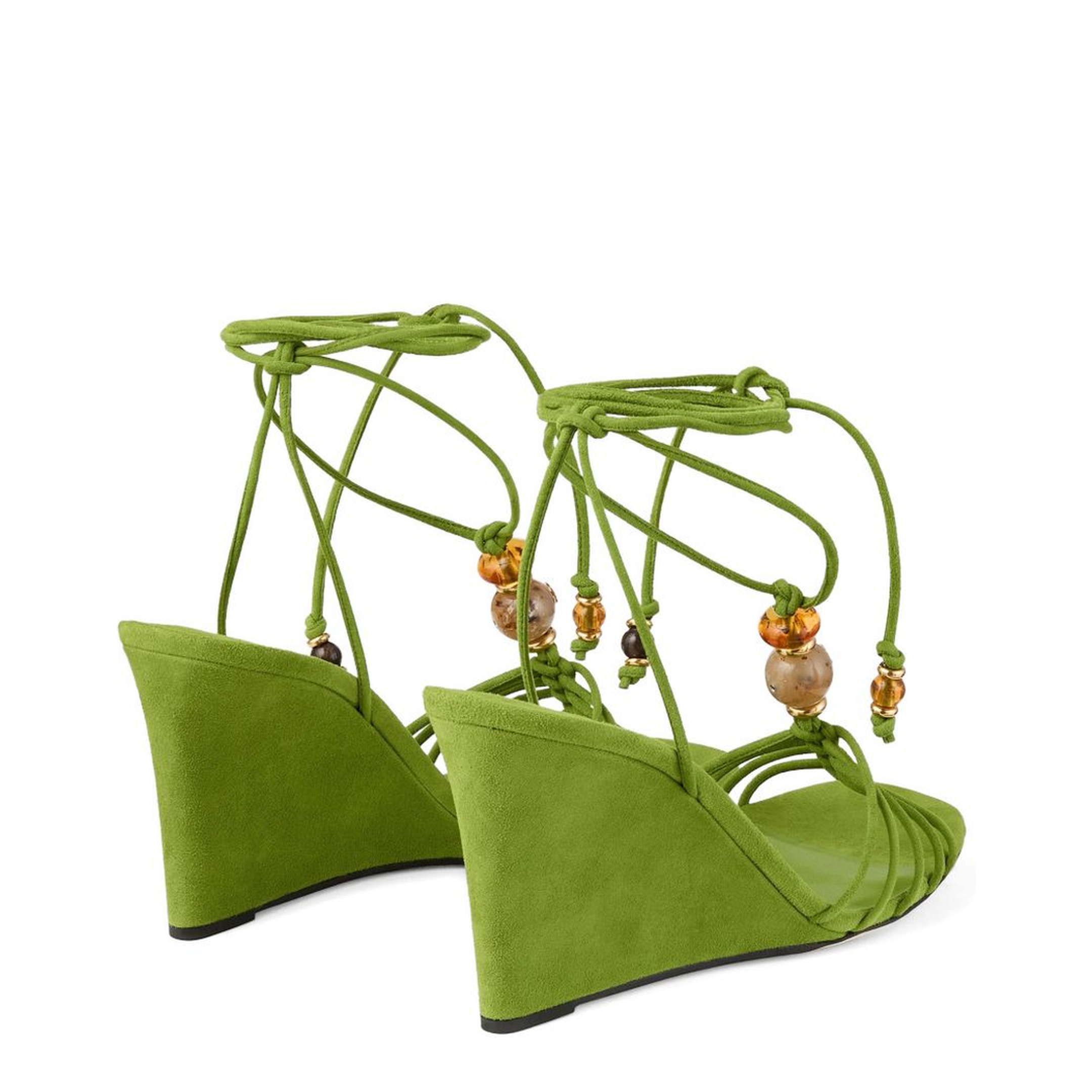 MAYFEYR - Jimmy Choo - Sandals Green - LOVAWEDGE85IPVCLOVERMIX