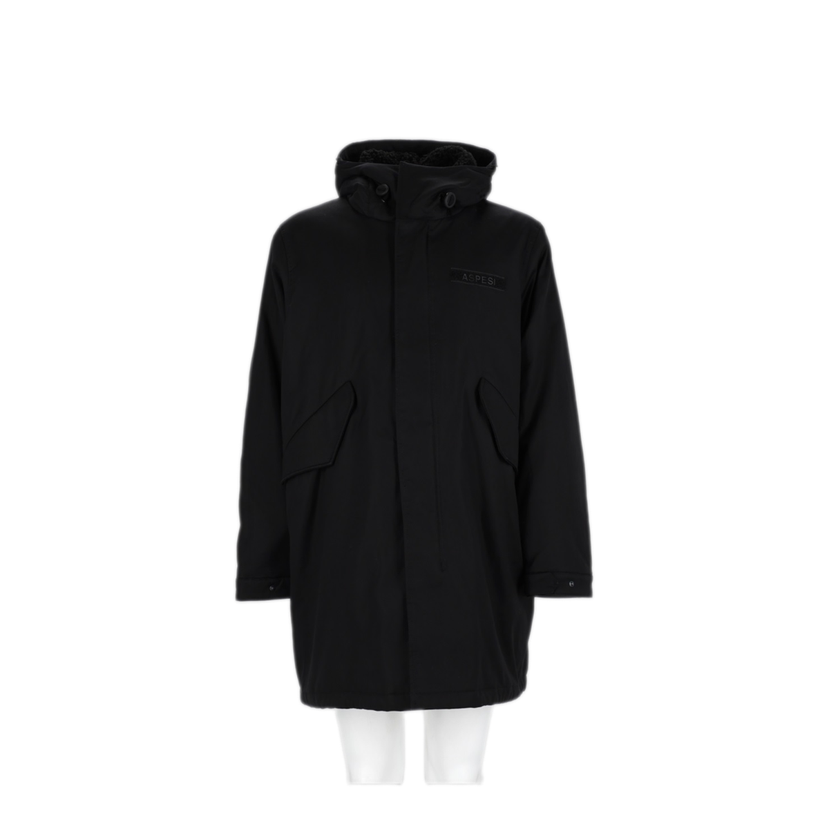 MAYFEYR - ASPESI - 100 Cotton Blue Trench Coat - CI53E66010098