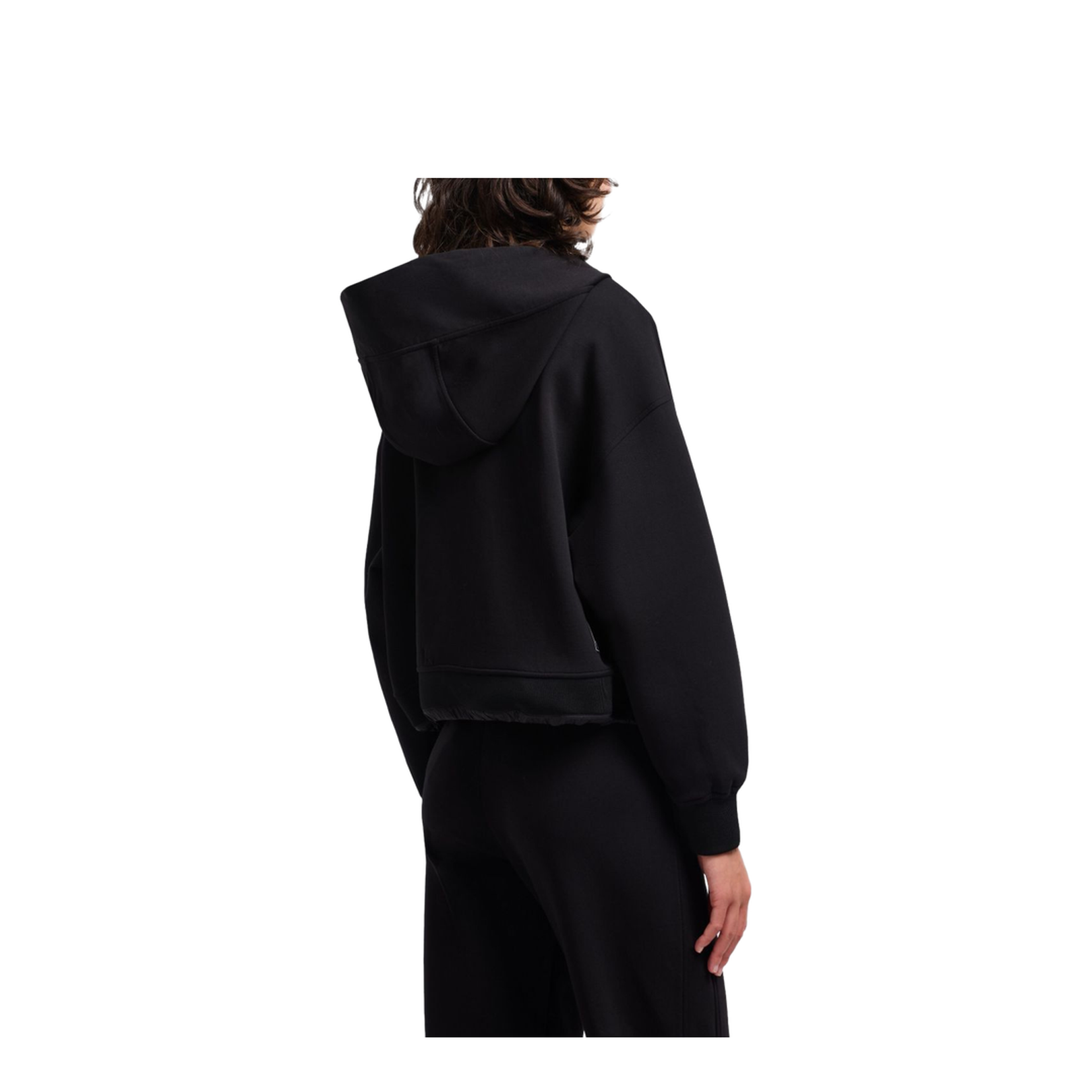 Cotton Blouson Jacket - Black