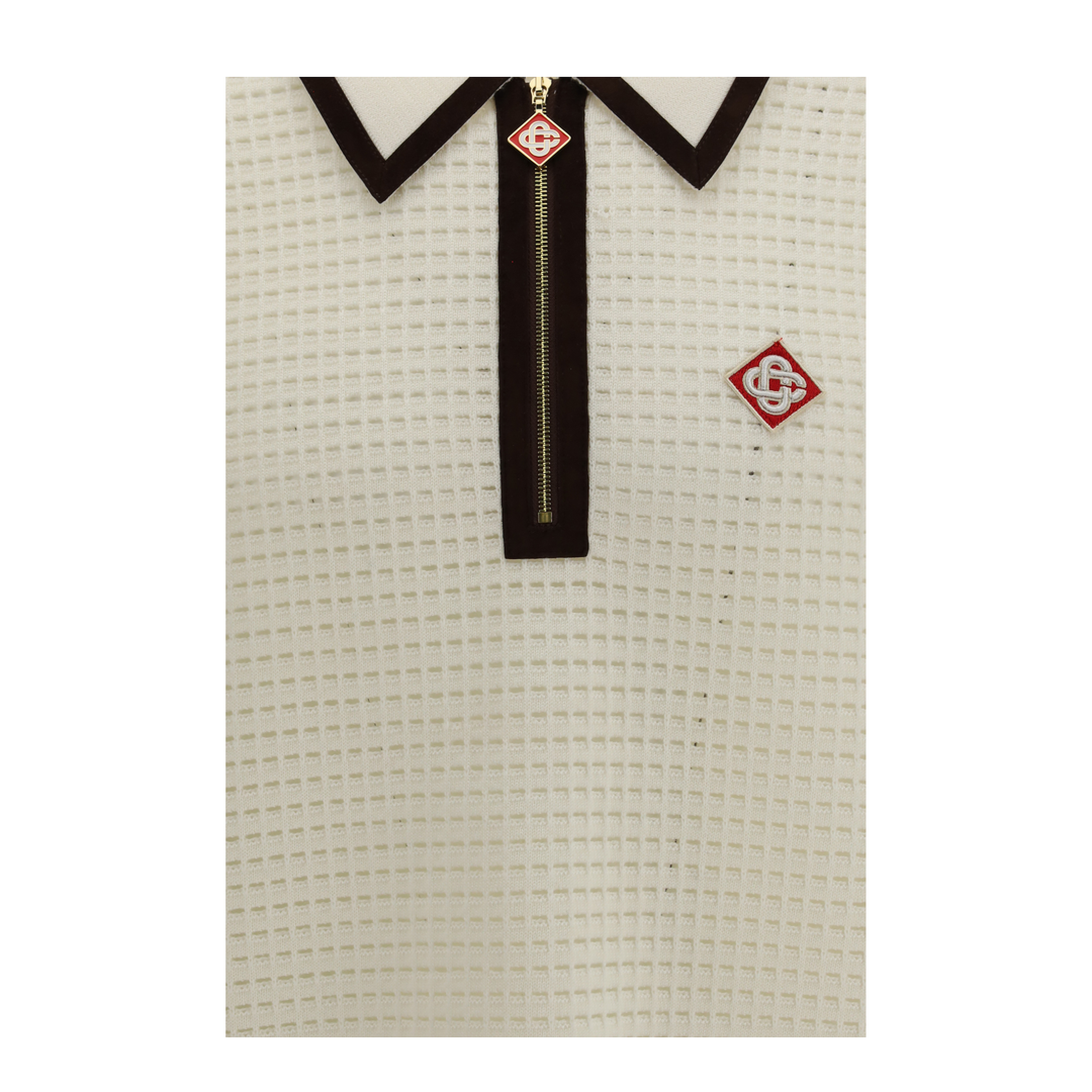 MAYFEYR - Casablanca - Textured Terry Polo Shirt - MAW26KW148001