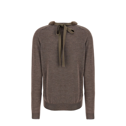 MAYFEYR - Fendi - Wool And Silk V-Neck Jumper - FZXC82ATPE