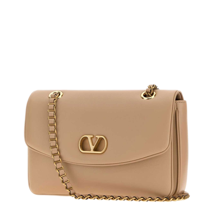 MAYFEYR - Valentino - Skin Pink Leather Djuna Shoulder Bag - 9W2B0T57AIRWRP