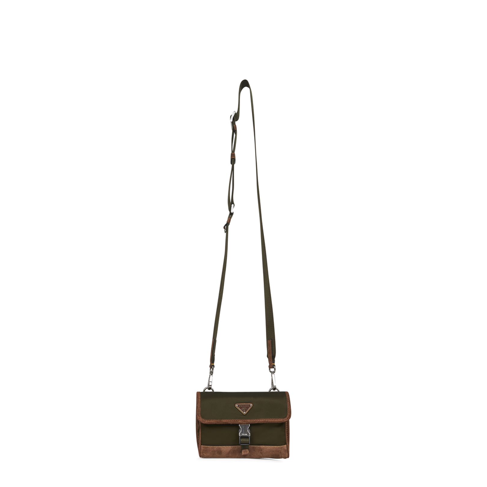 Two-Tone Re-Nylon and Suede Phone Holder