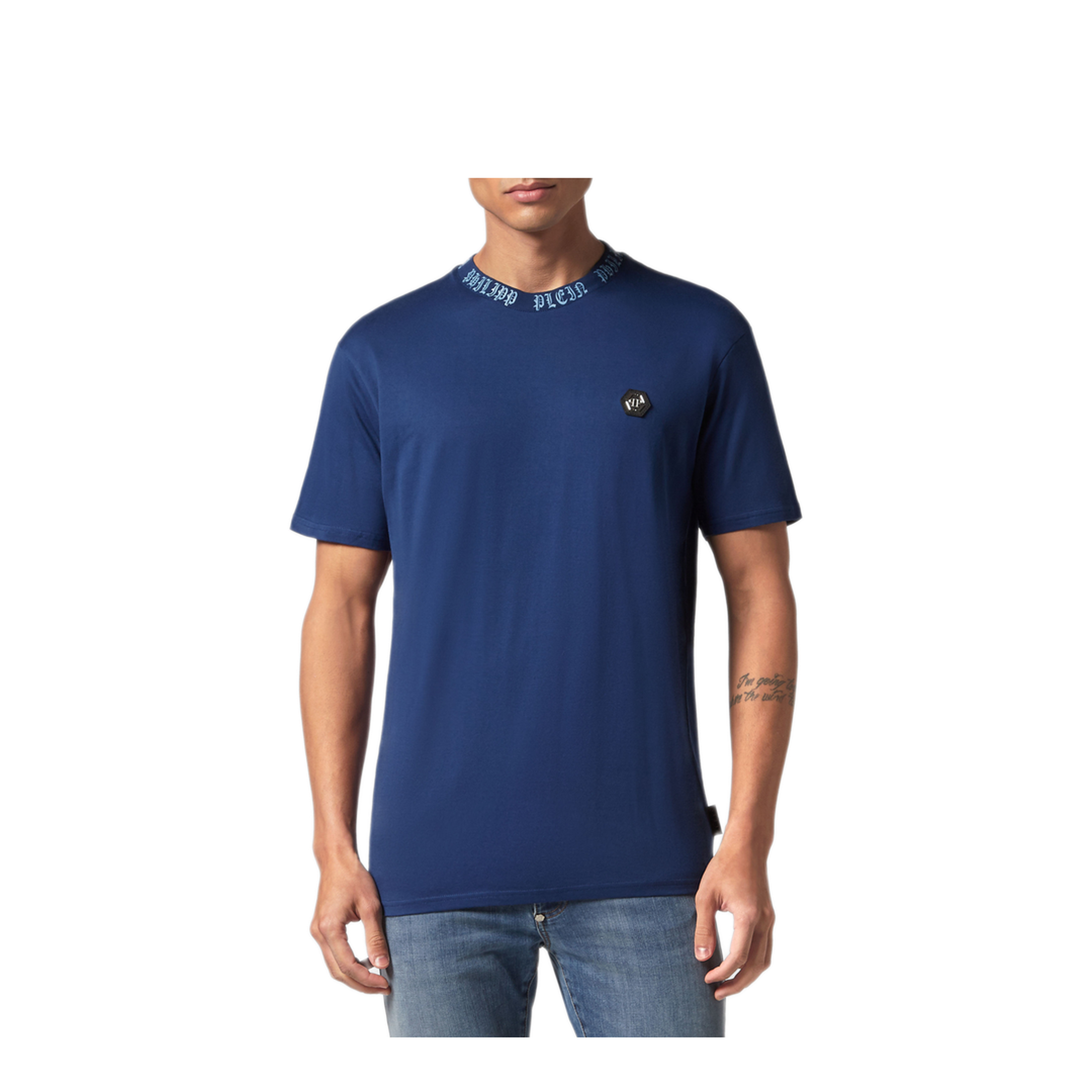 MAYFEYR - PHILIPP PLEIN - T Shirt - FACCMTK6364PJY002NBLU