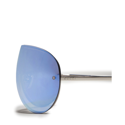 MAYFEYR - Gucci - Mask Frame Sunglasses In Silver - 875988I33308181