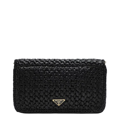 Black Crochet Shoulder Bag