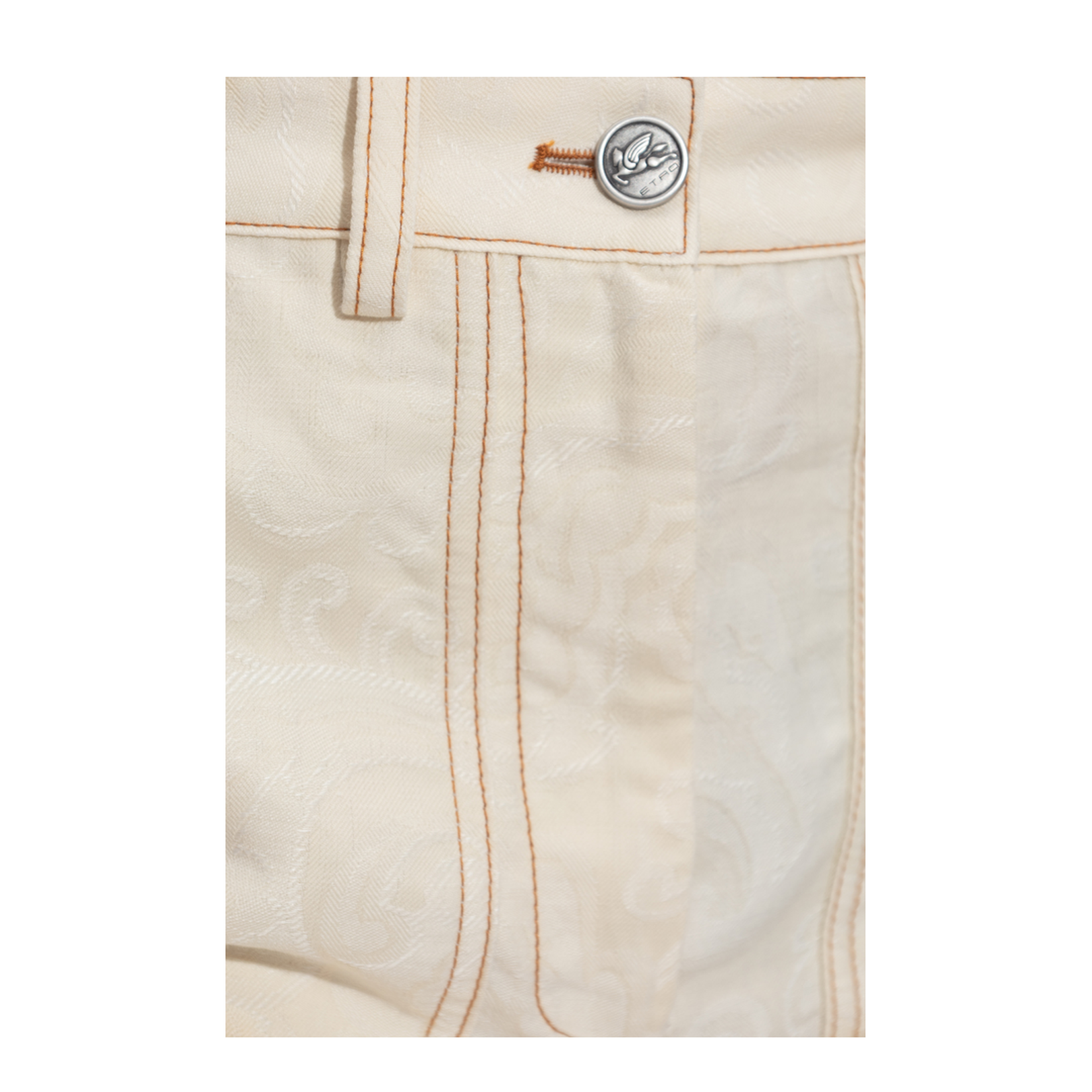 Trousers with Contrasting Stitching