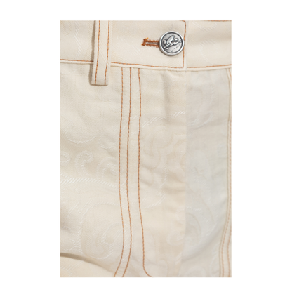 Trousers with Contrasting Stitching