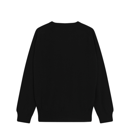 Black de Coeur Wool Sweater