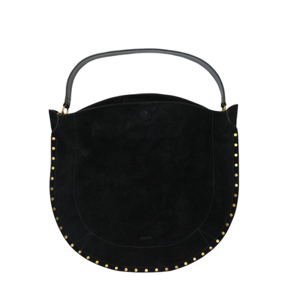 MAYFEYR - Isabel Marant - Oskan Hobo Soft Large Shoulder Bag - 24EPP0200FAB2C03M01BK