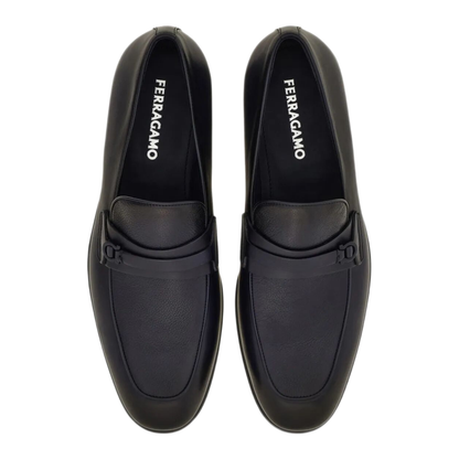 MAYFEYR - Ferragamo - Shaded Leather Loafers - 0223850784405NAVY