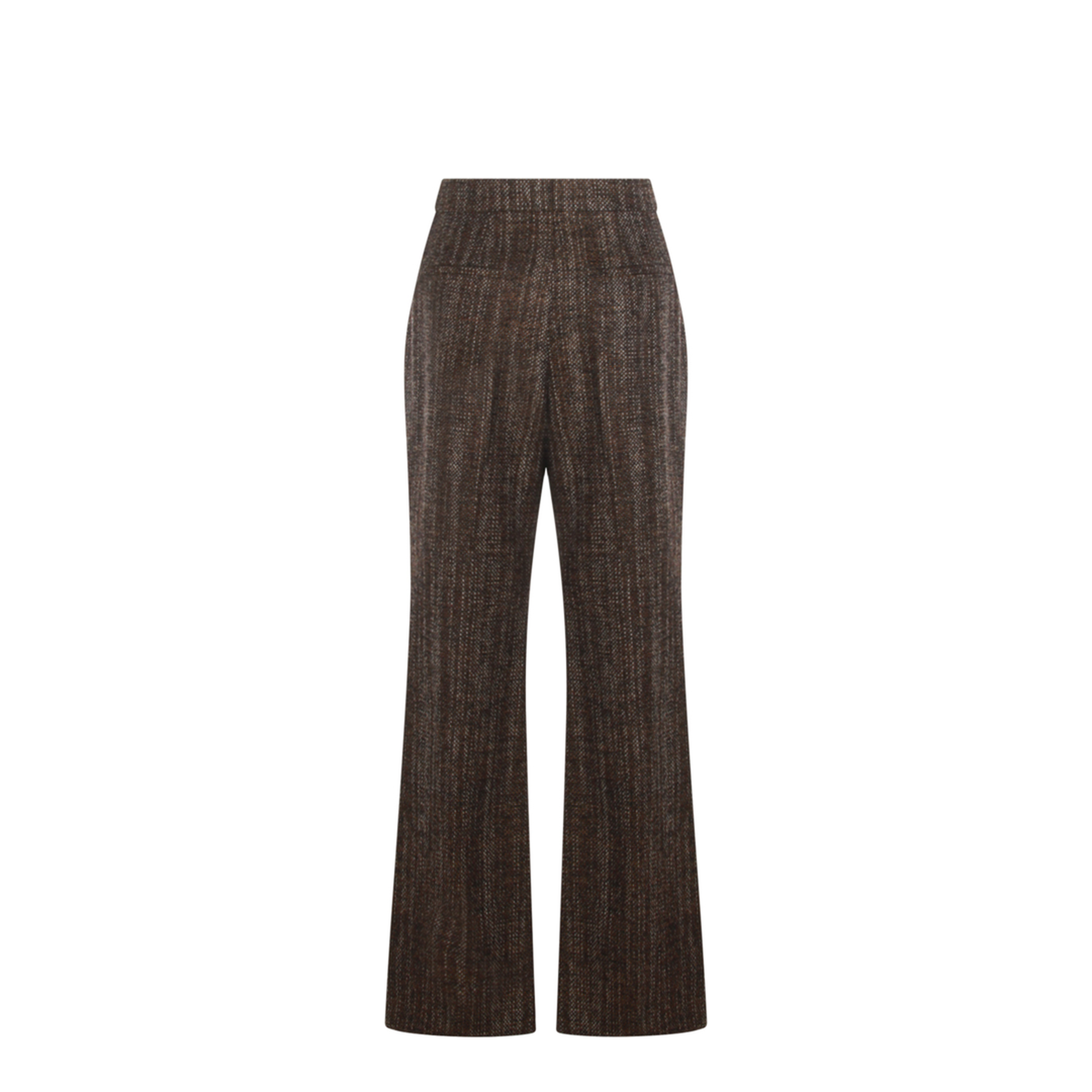 Rust Wool and Alpaca Trousers