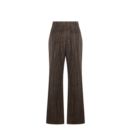Rust Wool and Alpaca Trousers