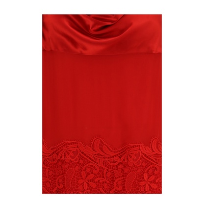 MAYFEYR - Ferragamo - Draped Lace Dress - 788202232