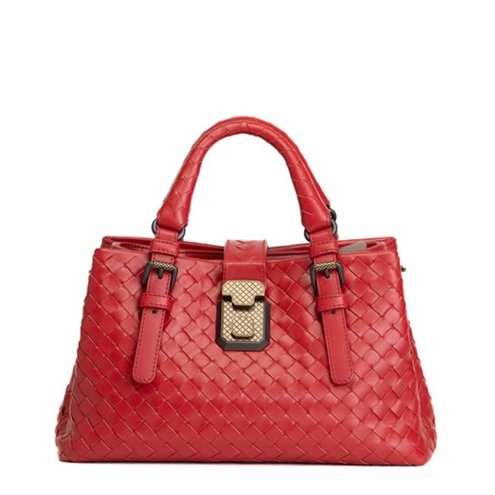 Roma Small Leather Handbags - Red