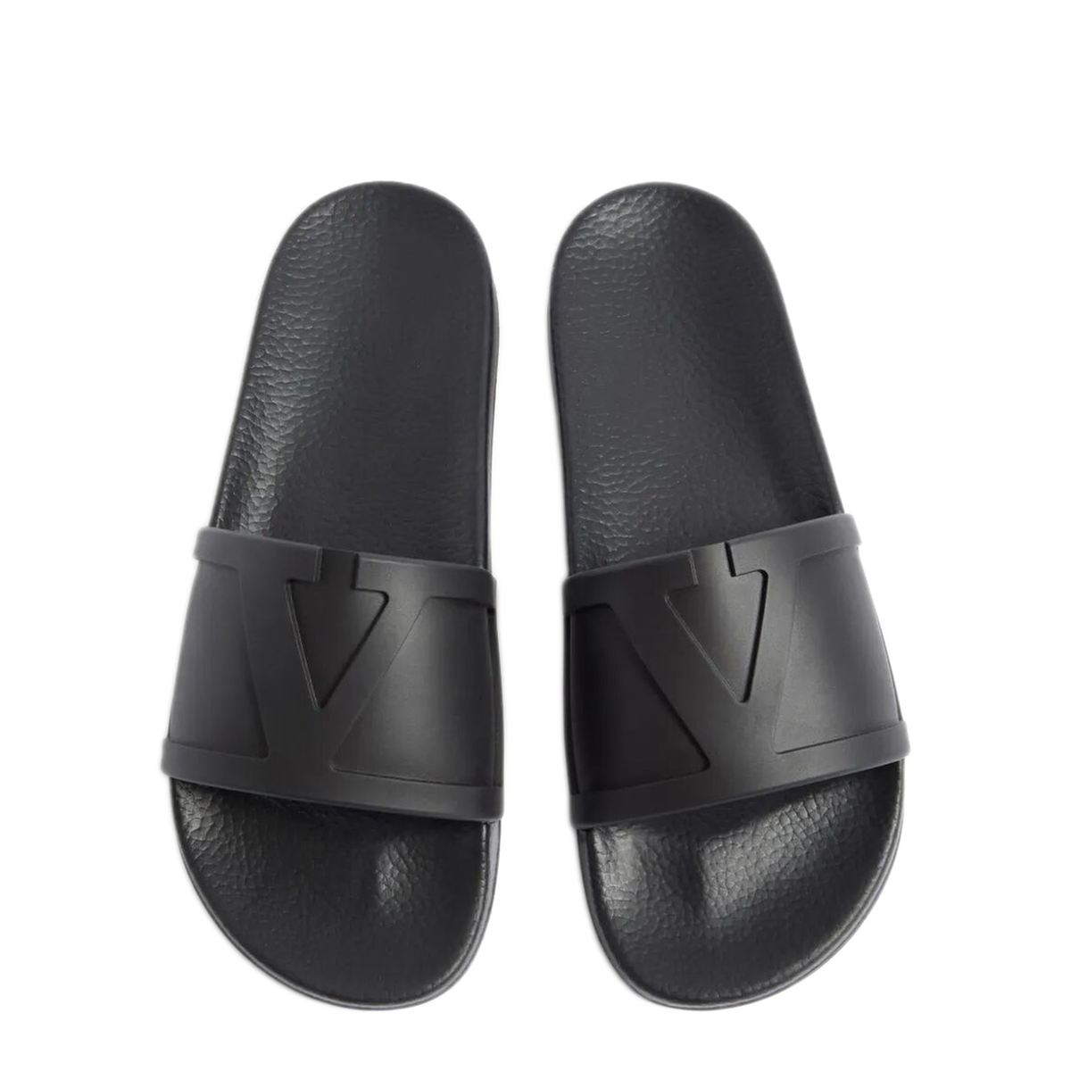 Maxi VLogo Signature Single Toe Strap Moulded Footbed Flat Rubber Sole