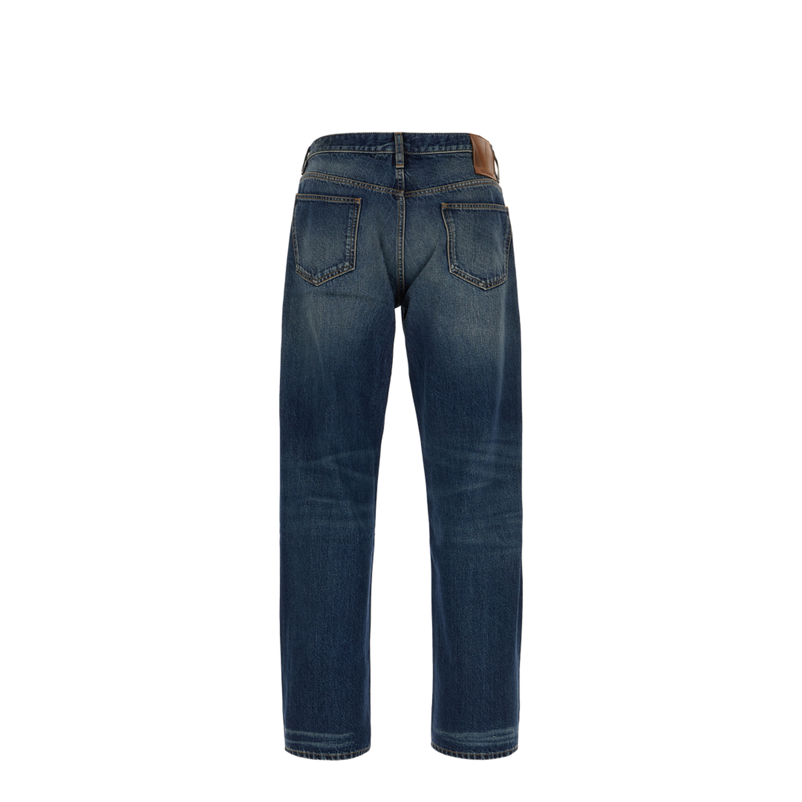Stonewashed Denim Jeans