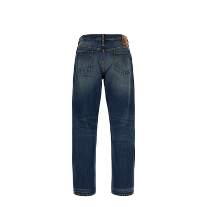Stonewashed Denim Jeans