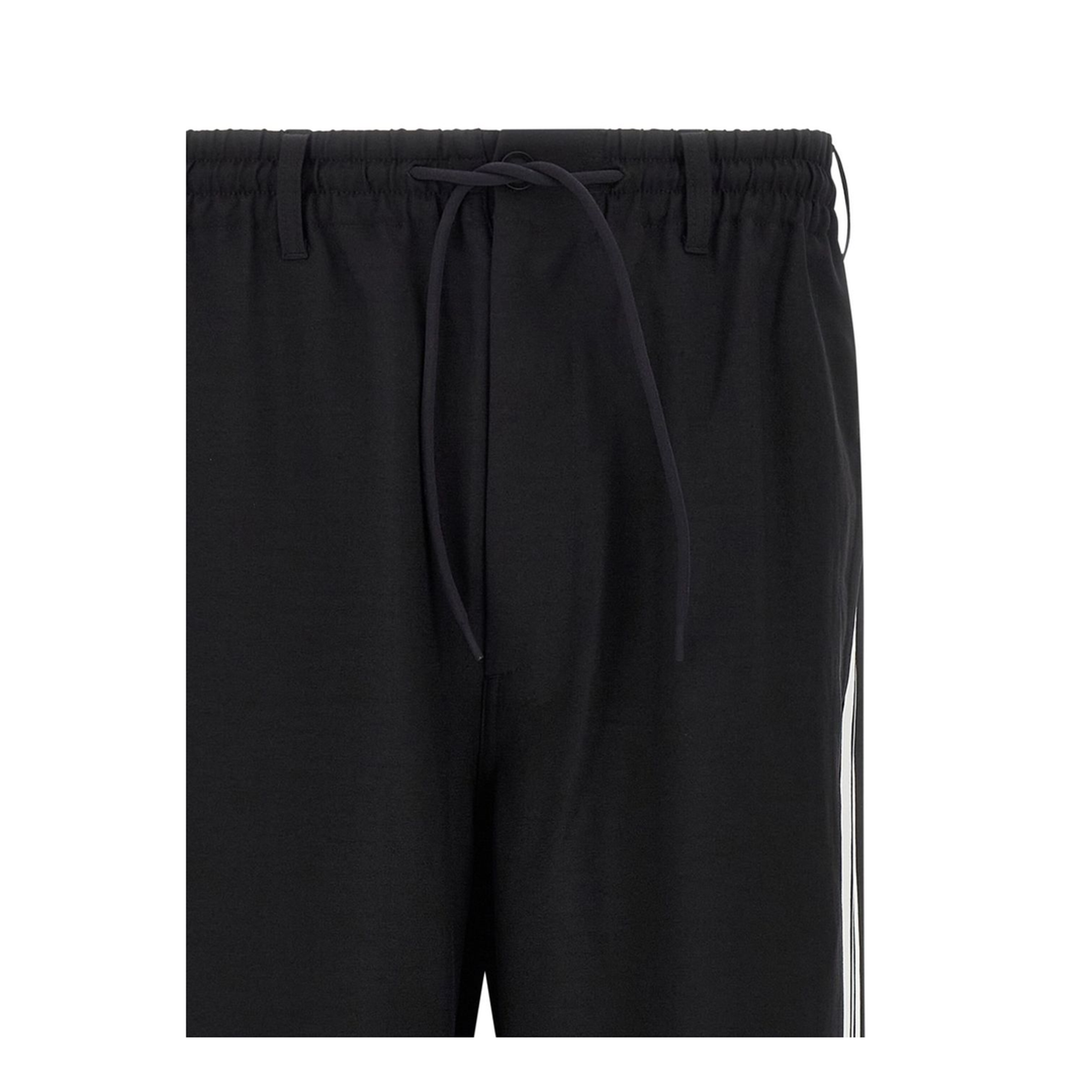 Black Drawstring Fastening Wide Leg Trousers